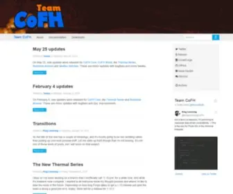 Teamcofh.com(Team CoFH) Screenshot