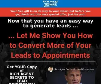 Teamcraigproctor.com(Rich Agent Secrets to Lead Conversion) Screenshot
