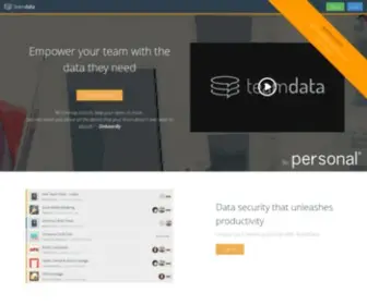 Teamdata.com(Teamdata) Screenshot