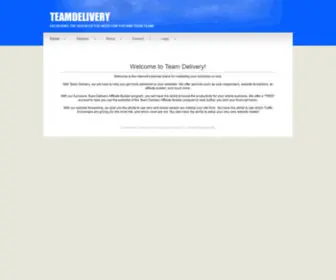 Teamdelivery.net(Team Delivery) Screenshot
