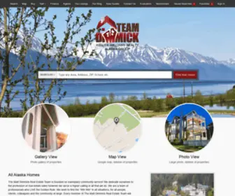 Teamdimmick.com(All Alaska Homes) Screenshot