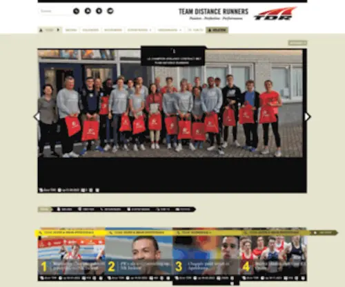 Teamdistancerunners.nl(Team Distance Runners) Screenshot