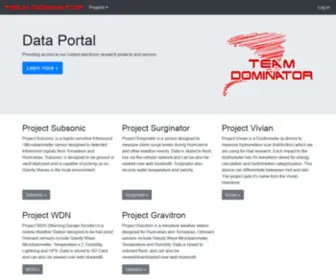 Teamdomdata.com(Team Dominator Data) Screenshot