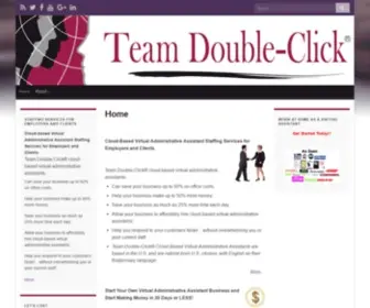 Teamdoubleclick.com(The Virtual Assistant Company) Screenshot