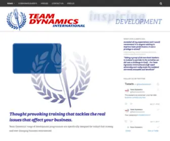 Teamdynamics.co.uk(Team Dynamics International) Screenshot