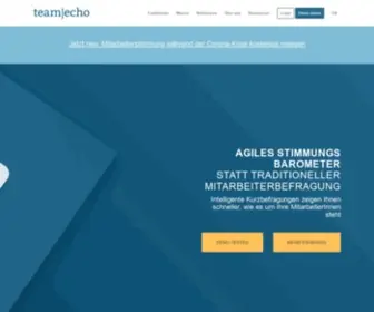 Teamecho.at(Das Stimmungsbarometer für Unternehmen) Screenshot