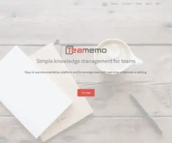 Teamemo.com(Teamemo) Screenshot