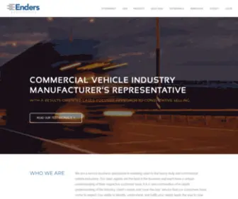 Teamenders.com(Enders & Associates) Screenshot