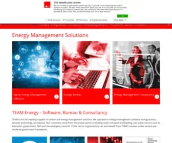 Teamenergy.com(TEAM (Energy Auditing Agency Ltd)) Screenshot