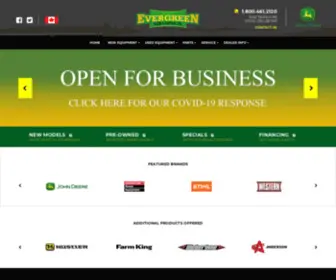 Teamevergreen.com(Evergreen Farm & Garden) Screenshot