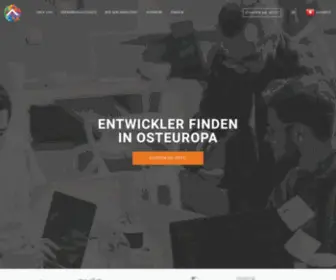 Teamextension.ch(Entwickler finden in Osteuropa) Screenshot