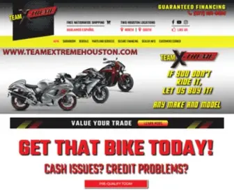 Teamextremehouston.com(New & Used Motorcycles/Motorsports Vehicles for Sale) Screenshot