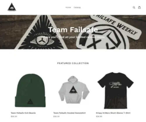 Teamfailsafe.com(Team Failsafe) Screenshot