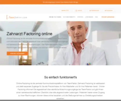 Teamfaktor.com(Abrechnungsvorgänge) Screenshot