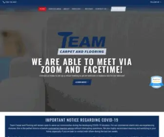 Teamfloor.com(Team Carpet and Flooring) Screenshot