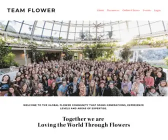 Teamflower.org(Team Flower) Screenshot