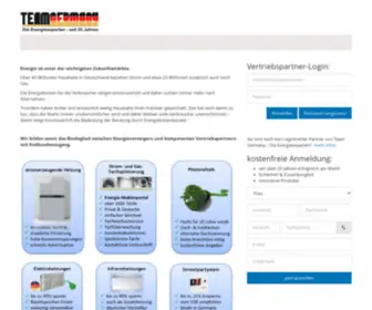 TeamGermany.de(Vertriebspartner im Energievertrieb) Screenshot