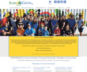 TeamGiving.org(Team Giving) Screenshot