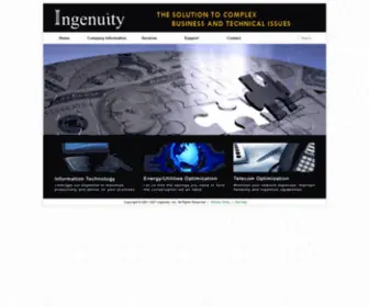 Teamingenuity.com(Business and Technology Consulting) Screenshot