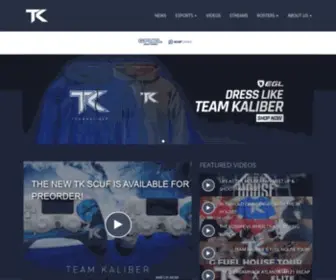 Teamkaliber.com(Team Kaliber Official Website) Screenshot
