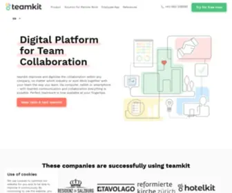 Teamkit.net(Team Collaboration Tool) Screenshot