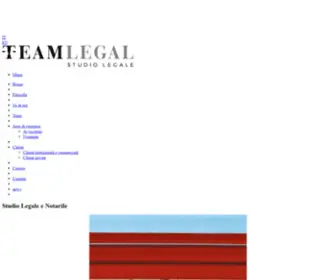 Teamlegal.ch(Studio legale e notarile) Screenshot