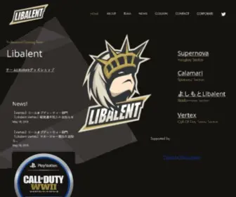 Teamlibalent.com(–) Screenshot