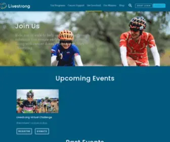 Teamlivestrong.org(Team Livestrong Events) Screenshot