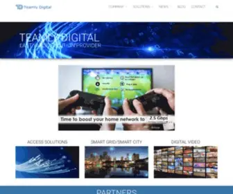 Teamly-Digital.com(An expert team combining a unique set of skills in hardware and software to deliver optimized end) Screenshot