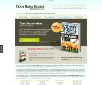 Teamname.com(Team Names) Screenshot