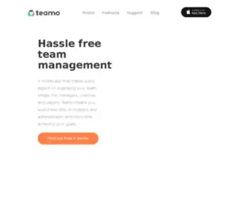Teamo.chat(Sports Team Management App & Platform) Screenshot