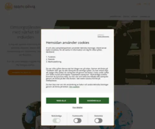 Teamolivia.se(Team Olivia) Screenshot
