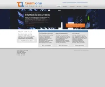 Teamonenetworking.com(Team One Networking) Screenshot