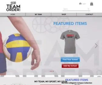 Teamorder.com(Team Uniform Sales) Screenshot