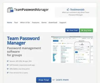 Teampasswordmanager.com(Team Password Manager) Screenshot