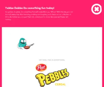 Teampebbles.com(Post Cereal®) Screenshot