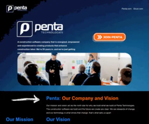 Teampenta.com(Team Penta) Screenshot