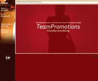 Teampromotions.de(Team Promotions) Screenshot