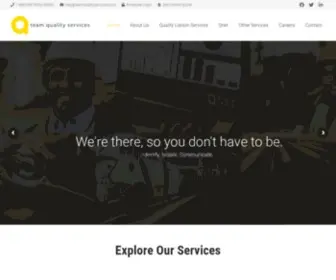 Teamqualityservices.com(Team Quality Services) Screenshot