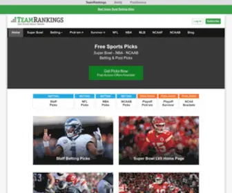 Teamrankings.com Screenshot