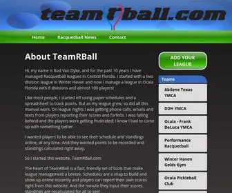 Teamrball.com(TeamRBall) Screenshot