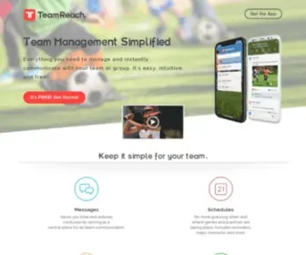 Teamreach.com(Team Management Simplified) Screenshot