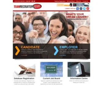 Teamrecruiter.com(What's Your Dream Career) Screenshot