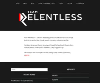 Teamrelentlesstabletop.com(Growth) Screenshot