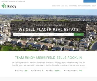 Teamrindy.com(Rindy Merrifield Real Estate Team) Screenshot