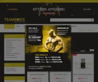 Teamroids.ws(Buy Steroids Online) Screenshot