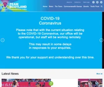 Teamscotland.scot(Team Scotland) Screenshot