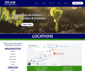 Teamshome.com(Total Employment and Management) Screenshot