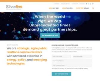 Teamsilverline.com(Cleantech Renewable & Energy Public Relations Agency) Screenshot