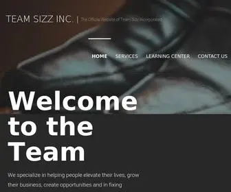 Teamsizzinc.com(Team Sizz Inc) Screenshot